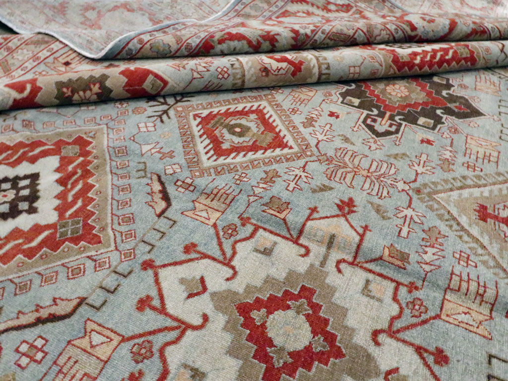 Antique Persian Tabriz Carpet, No.21584 - Staging