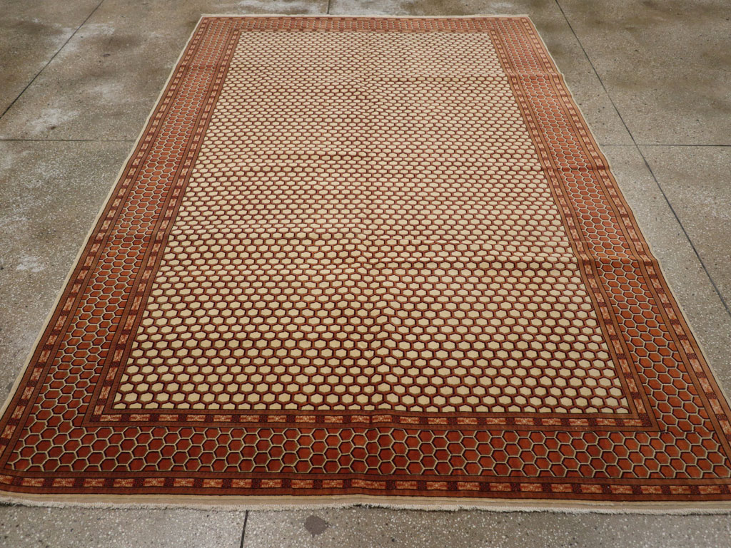 Vintage Turkish Anatolian Accent Carpet, No.21587 - Staging