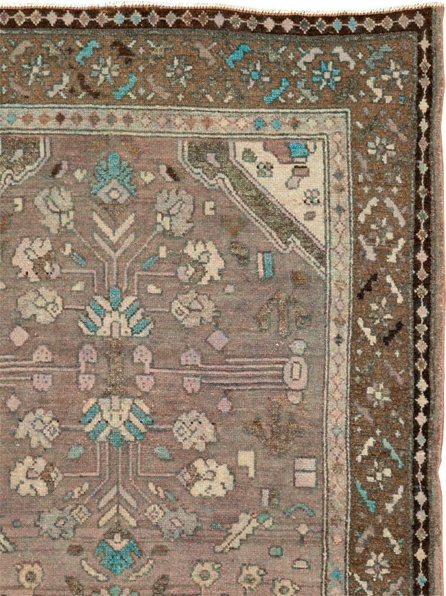 Vintage Persian Malayer Rug, No.21589 - Staging