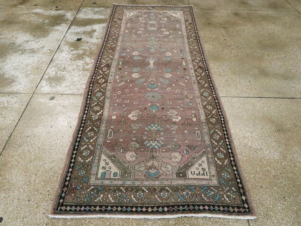 Vintage Persian Malayer Rug, No.21589 - Staging