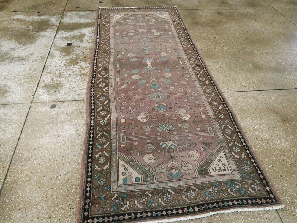 Vintage Persian Malayer Rug, No.21589 - Staging