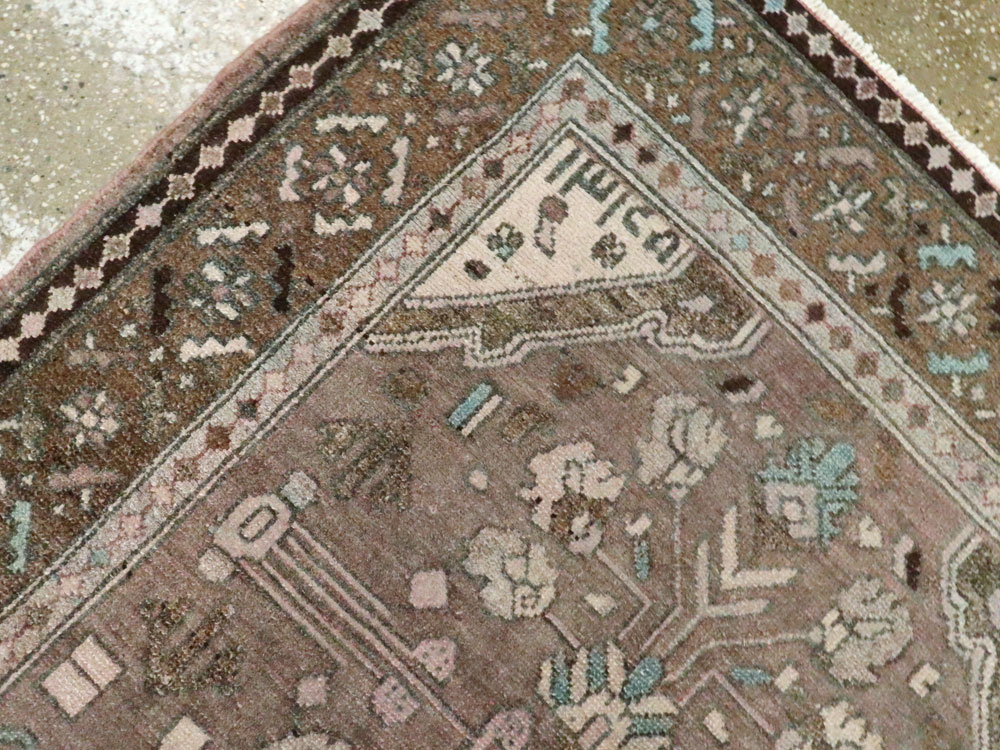 Vintage Persian Malayer Rug, No.21589 - Staging