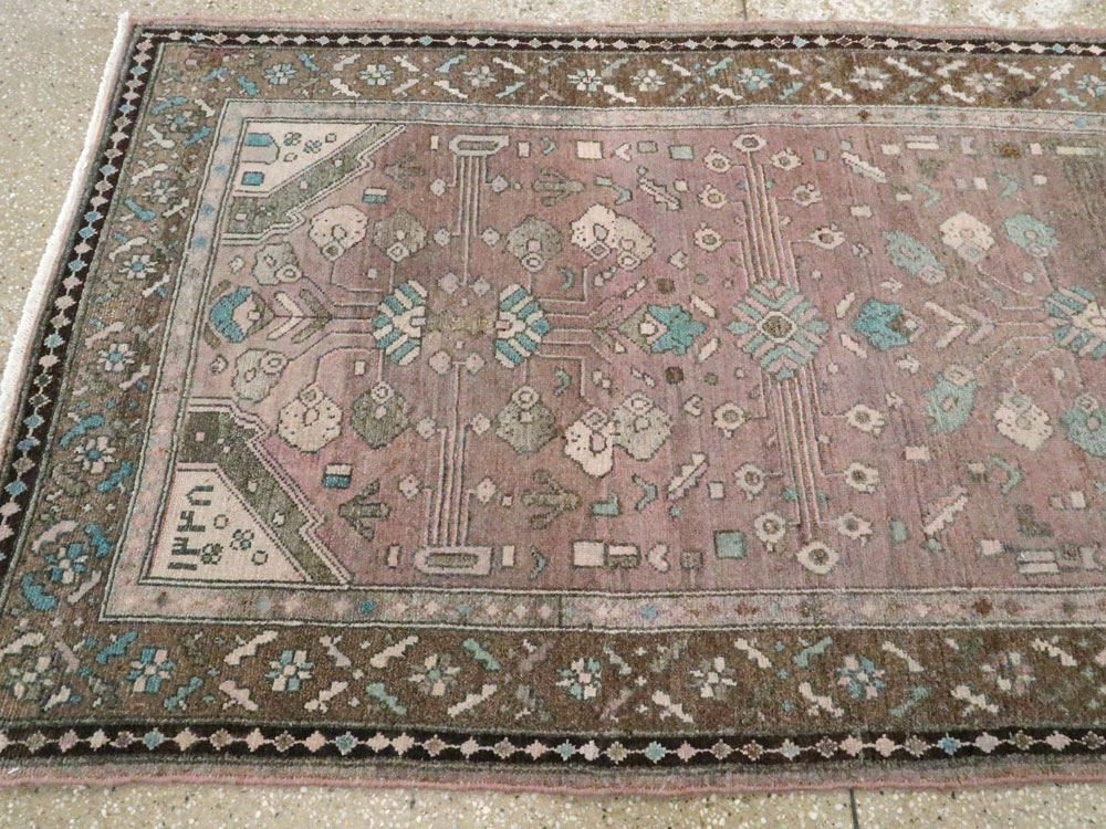 Vintage Persian Malayer Rug, No.21589 - Staging