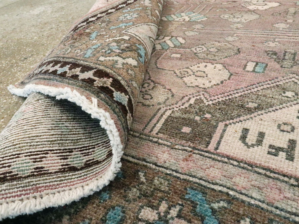 Vintage Persian Malayer Rug, No.21589 - Staging