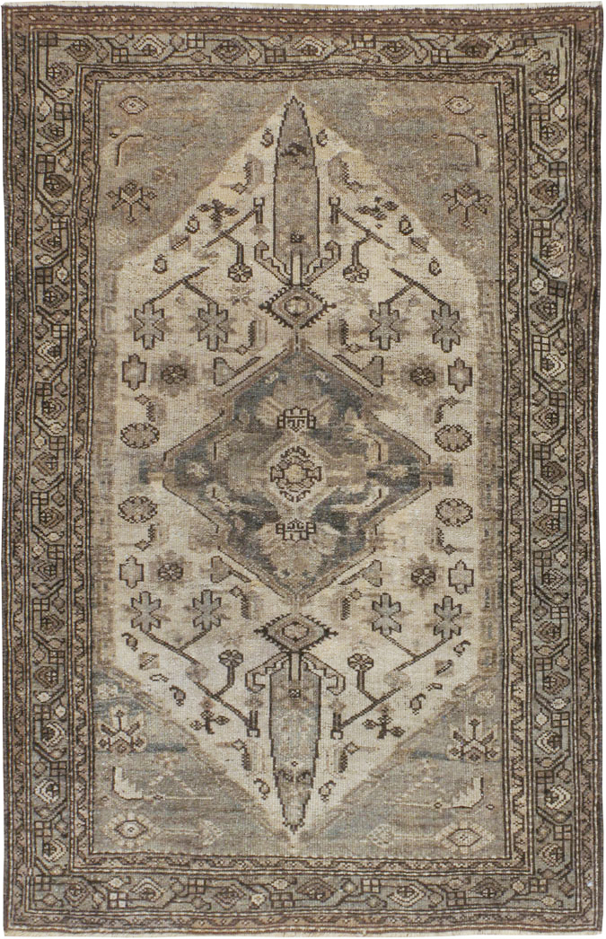 Vintage Persian Malayer Rug, No.21590 - Staging