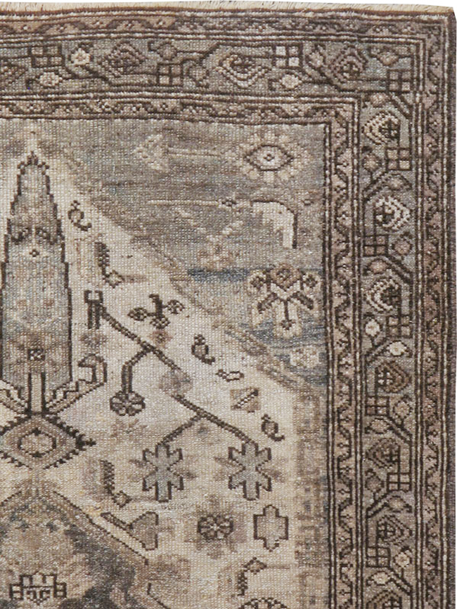 Vintage Persian Malayer Rug, No.21590 - Staging