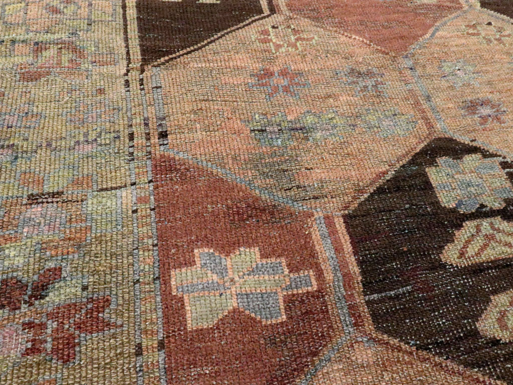Antique Persian Kurdish Rug, No.21591 - Staging