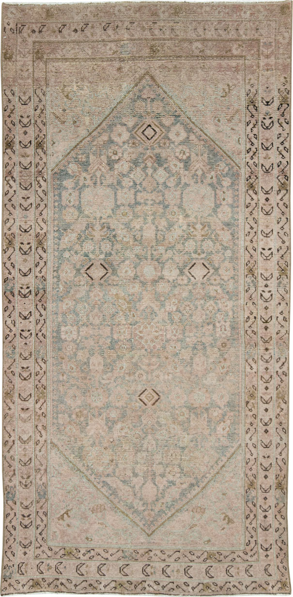 Vintage Persian Malayer Gallery Rug, No.21595 - Staging