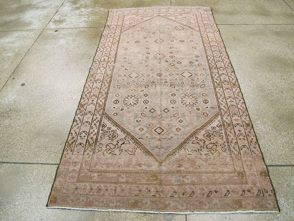 Vintage Persian Malayer Gallery Rug, No.21595 - Staging