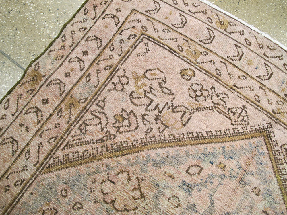 Vintage Persian Malayer Gallery Rug, No.21595 - Staging