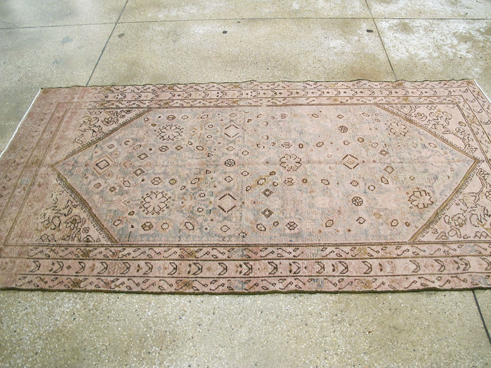 Vintage Persian Malayer Gallery Rug, No.21595 - Staging
