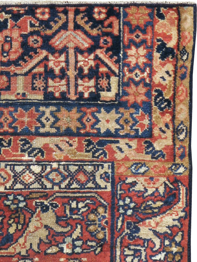 Antique Persian Malayer Sampler Rug, No.21596 - Staging