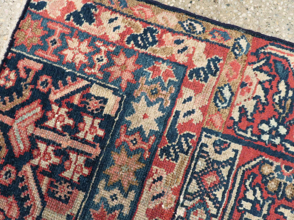 Antique Persian Malayer Sampler Rug, No.21596 - Staging