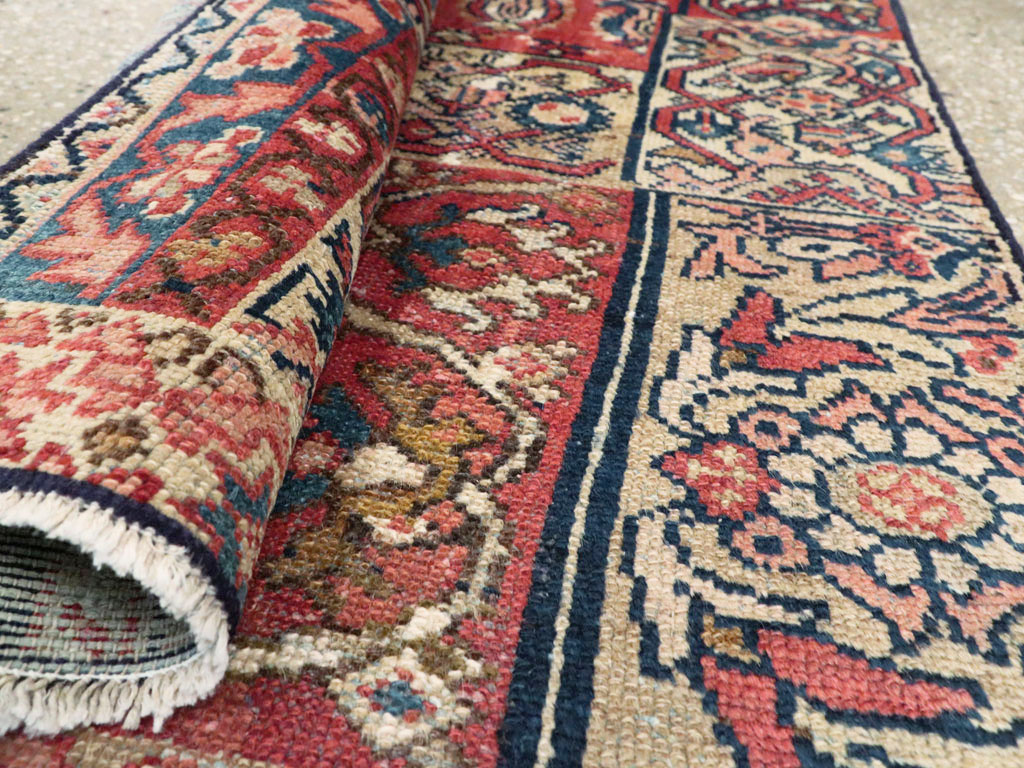 Antique Persian Malayer Sampler Rug, No.21596 - Staging