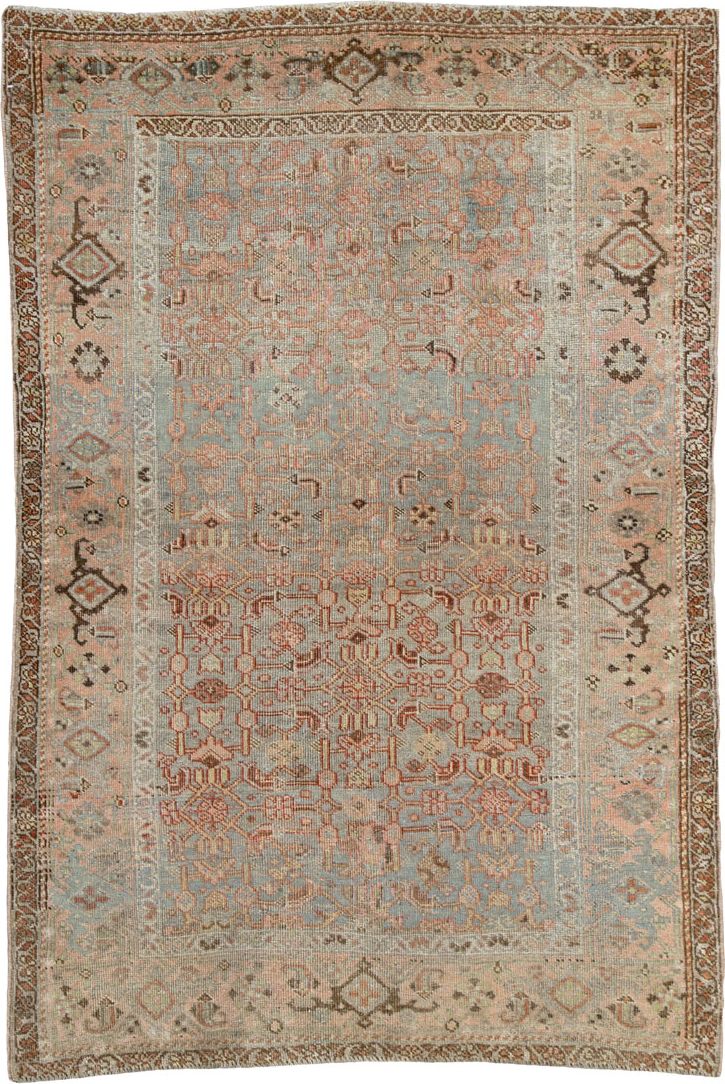 Antique Persian Bidjar Rug, No.21600 - Staging