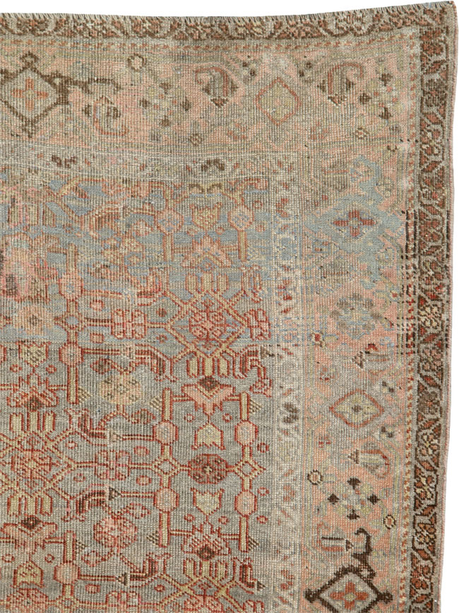 Antique Persian Bidjar Rug, No.21600 - Staging