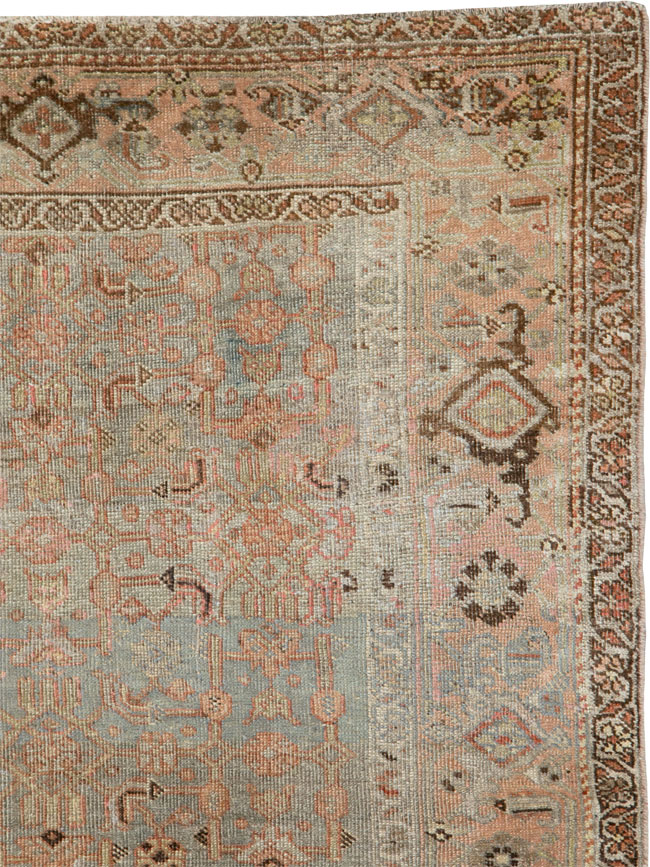 Antique Persian Bidjar Rug, No.21600 - Staging