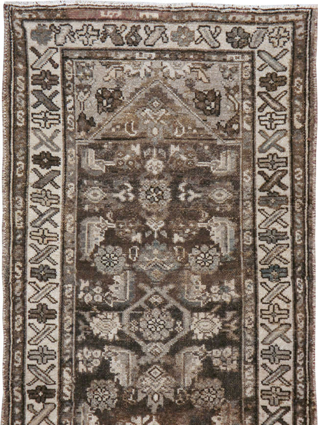 Vintage Persian Malayer Runner, No.21601 - Staging