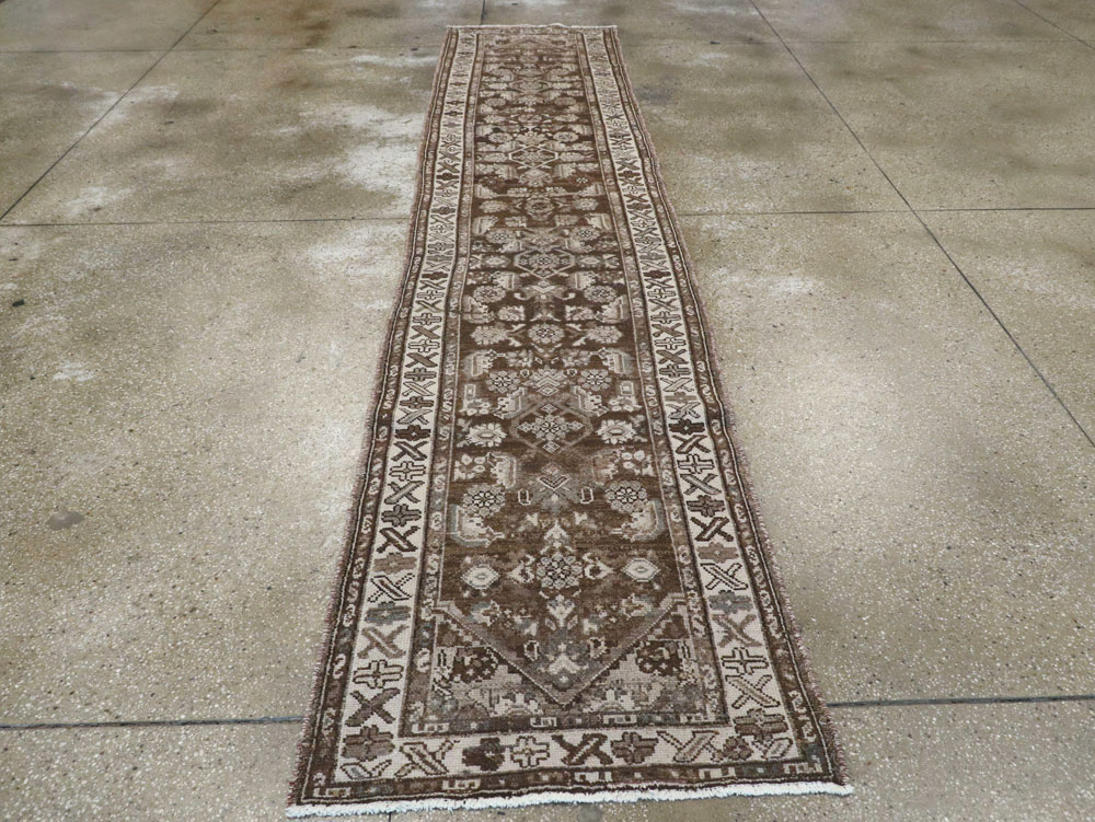 Vintage Persian Malayer Runner, No.21601 - Staging
