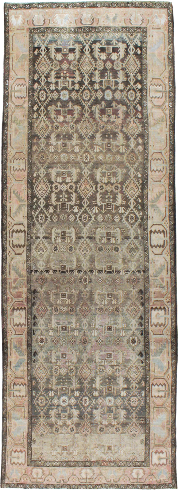 Vintage Persian Malayer Wide Gallery Runner, No.21602 - Staging