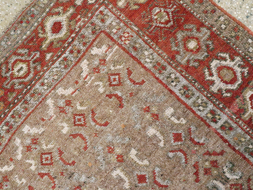 Antique Persian Kurdish Rug, No.21603 - Staging