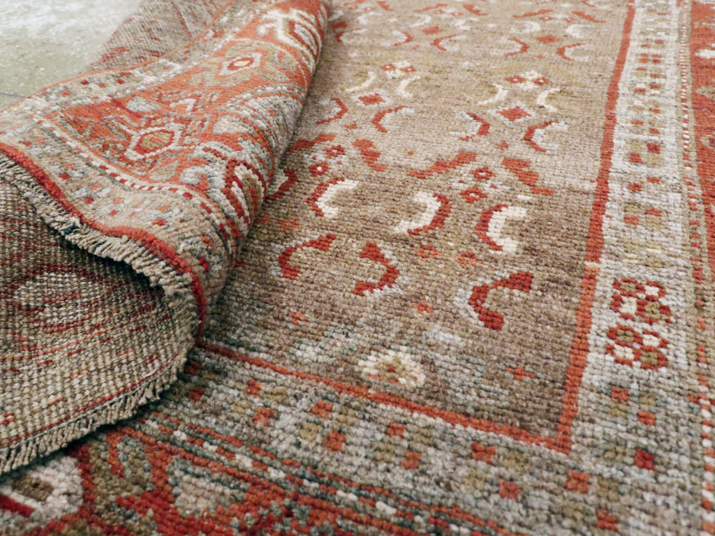 Antique Persian Kurdish Rug, No.21603 - Staging