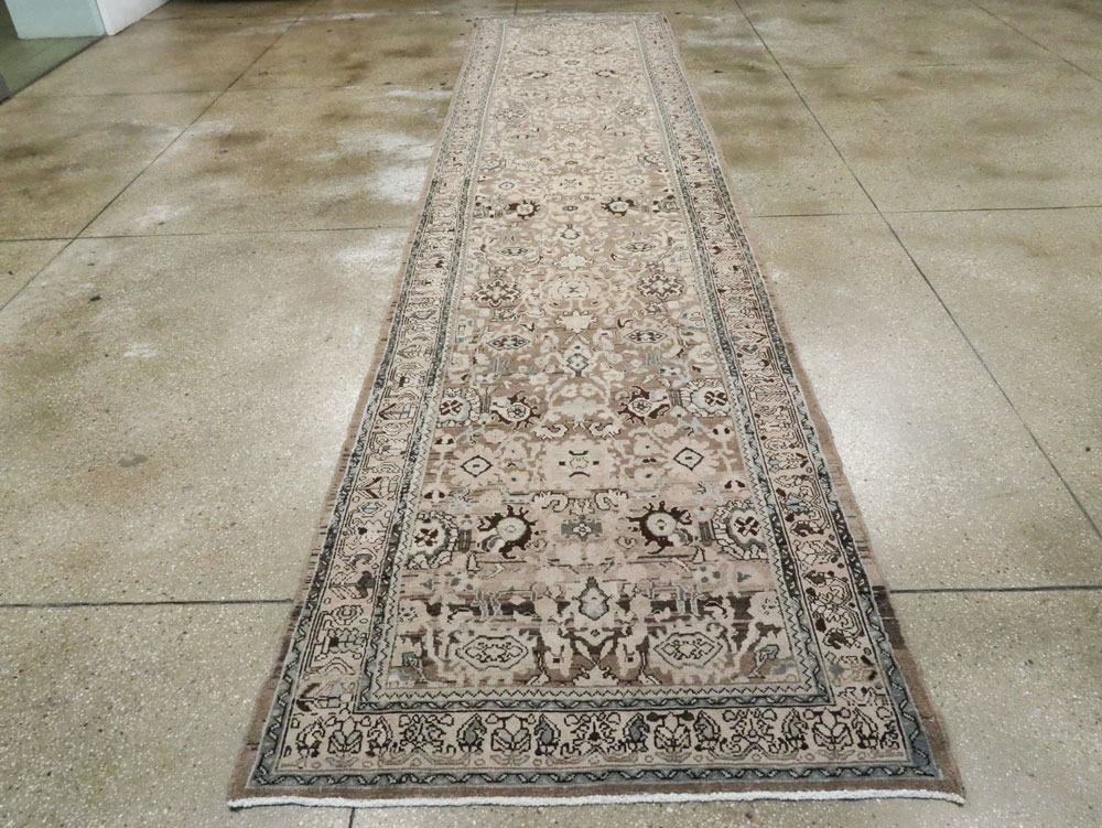 Vintage Persian Malayer Runner, No.21606 - Staging