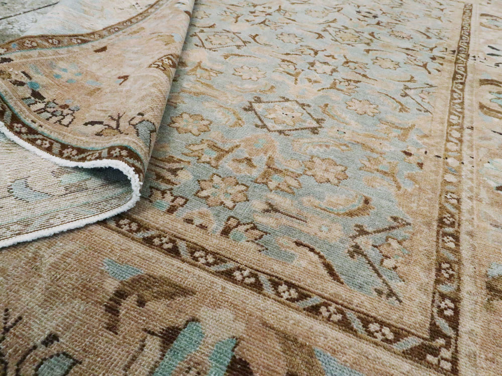 Vintage Persian Malayer Rug, No.21608 - Staging