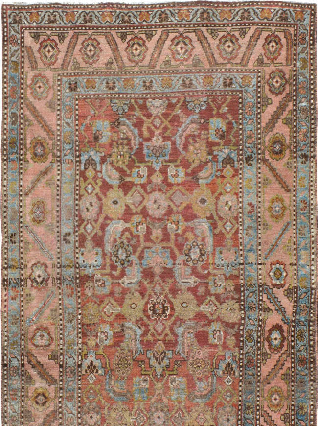 Vintage Persian Kurdish Runner, No.21610 - Staging