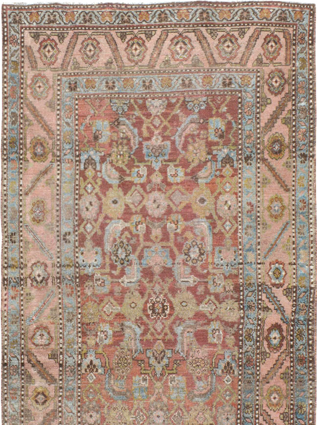 Vintage Persian Kurdish Runner, No.21610 - Staging
