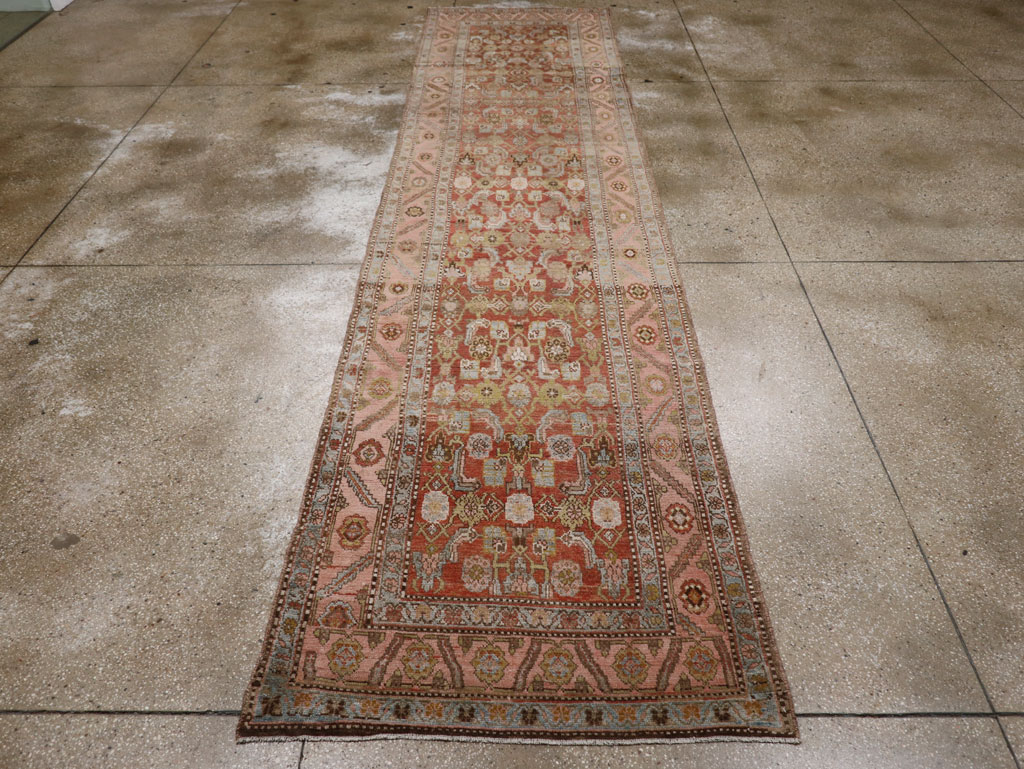 Vintage Persian Kurdish Runner, No.21610 - Staging