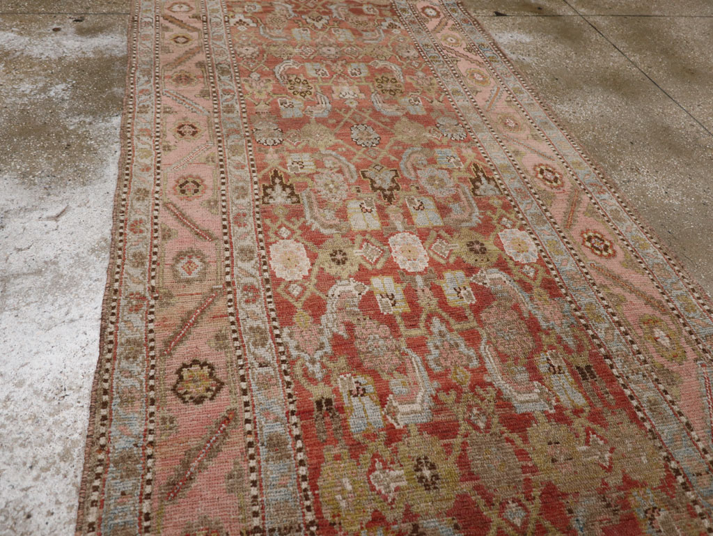 Vintage Persian Kurdish Runner, No.21610 - Staging