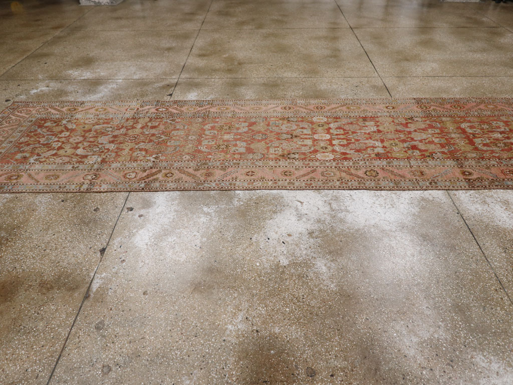 Vintage Persian Kurdish Runner, No.21610 - Staging