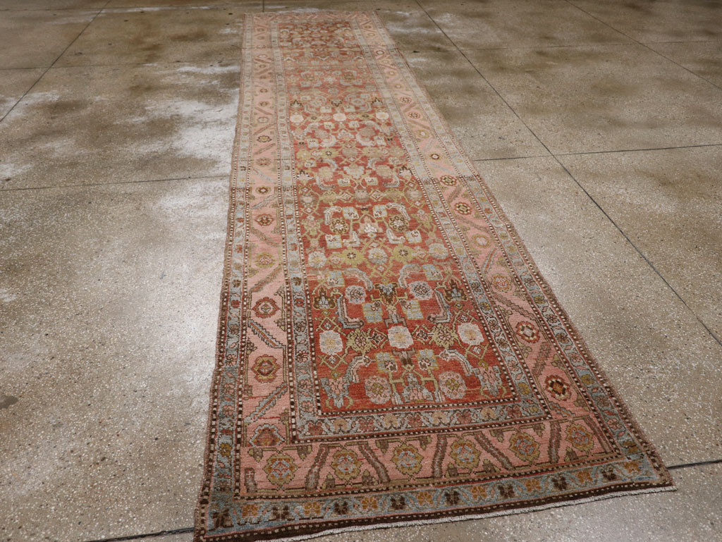 Vintage Persian Kurdish Runner, No.21610 - Staging