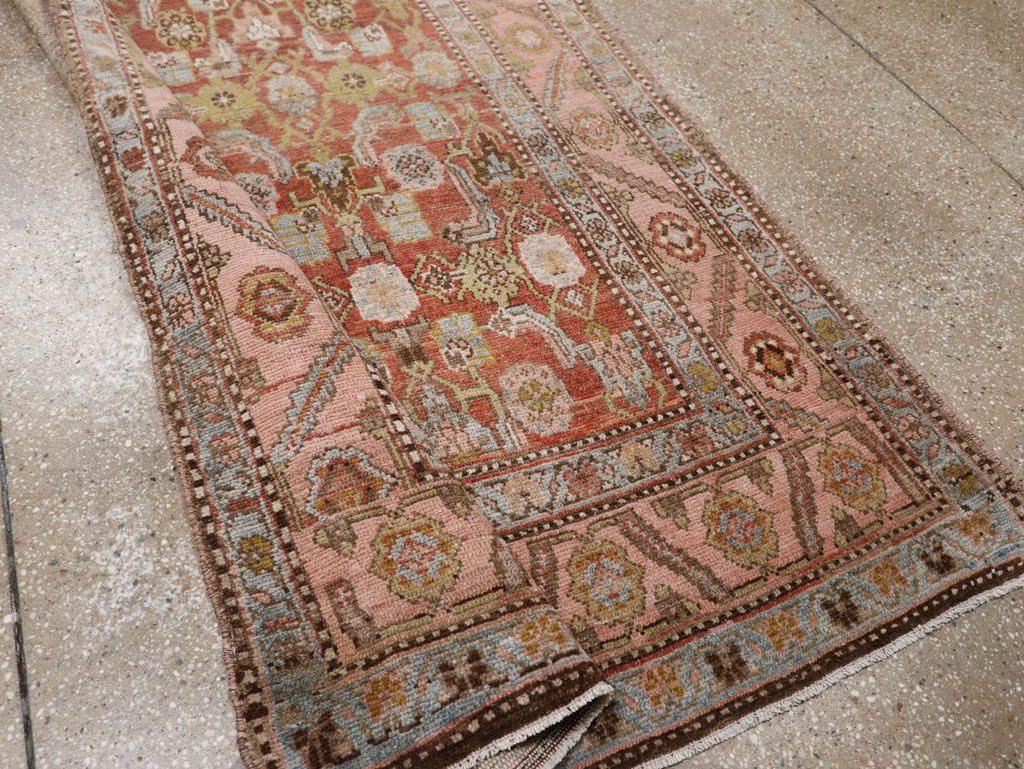 Vintage Persian Kurdish Runner, No.21610 - Staging