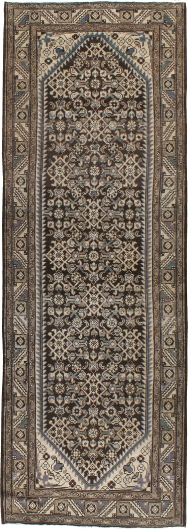 Vintage Persian Malayer Runner, No.21611 - Staging