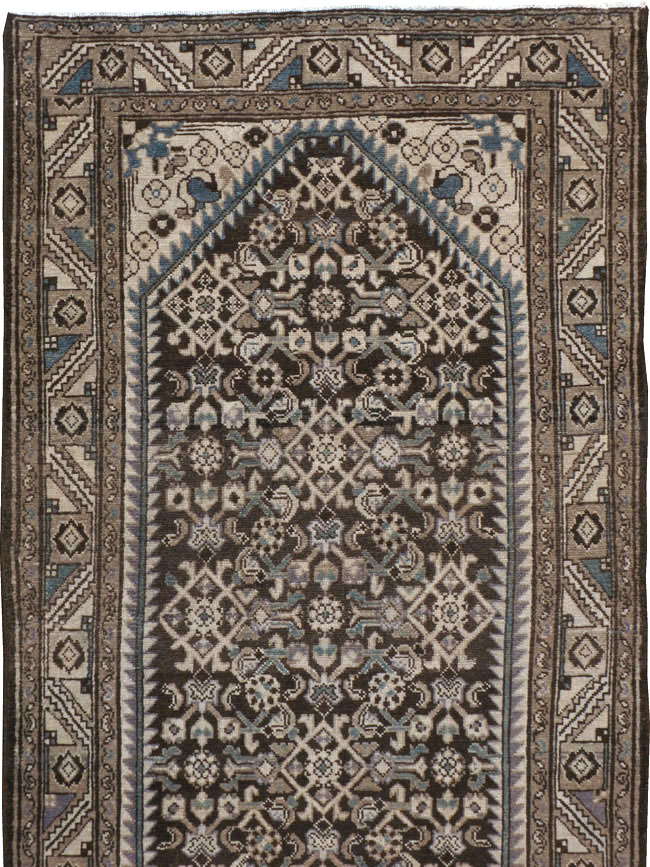 Vintage Persian Malayer Runner, No.21611 - Staging