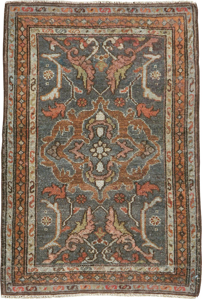 Vintage Persian Malayer Rug (Pair: 1 of 2), No.21614 - Staging