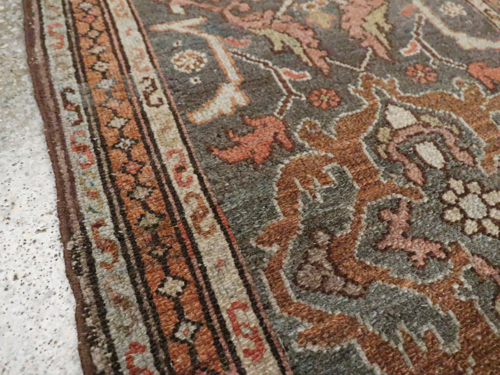 Vintage Persian Malayer Rug (Pair: 1 of 2), No.21614 - Staging