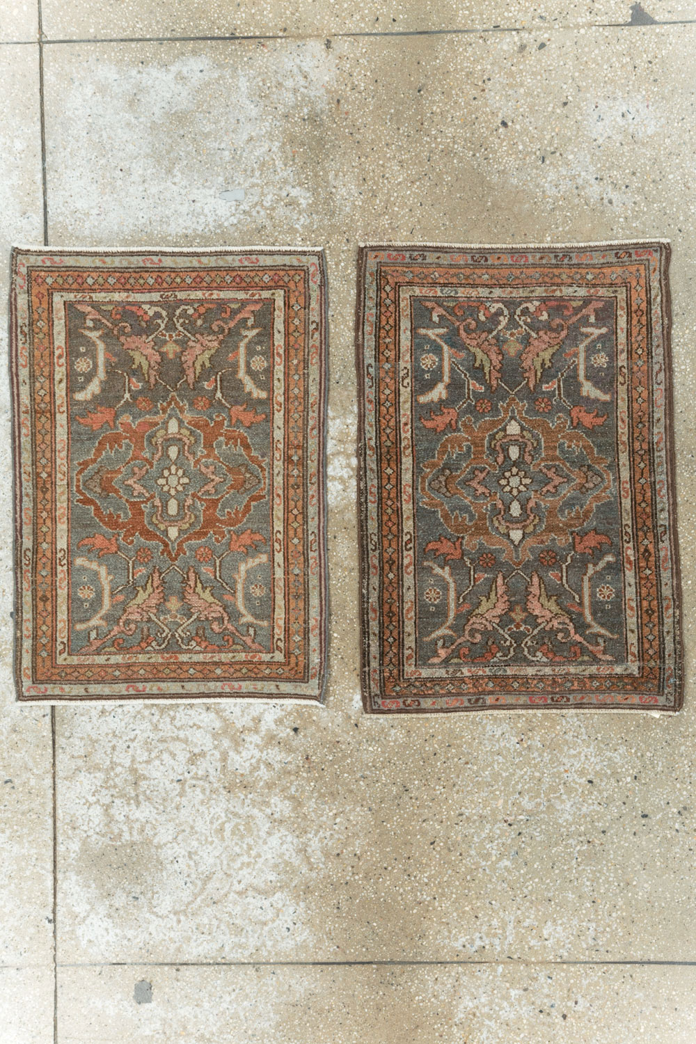 Vintage Persian Malayer Rug (Pair: 1 of 2), No.21614 - Staging