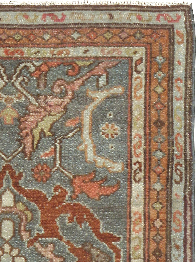 Vintage Persian Malayer Rug (Pair: 2 of 2), No.21615 - Staging