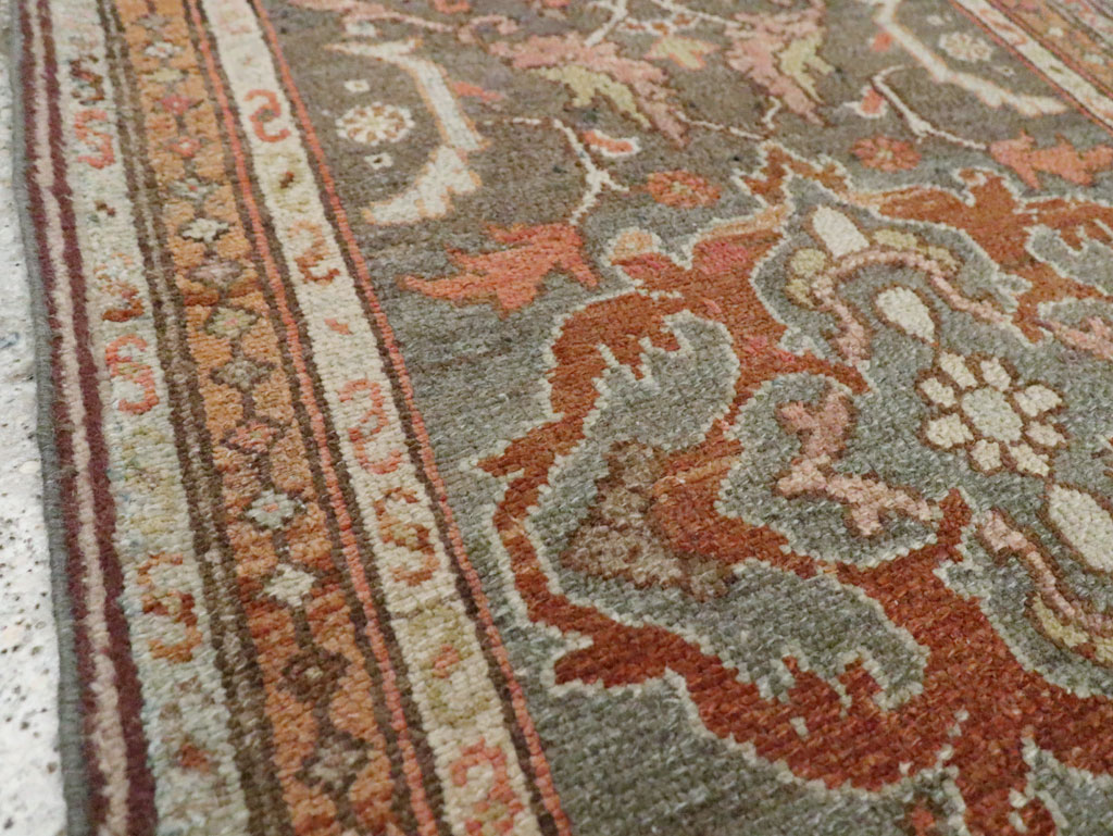 Vintage Persian Malayer Rug (Pair: 2 of 2), No.21615 - Staging