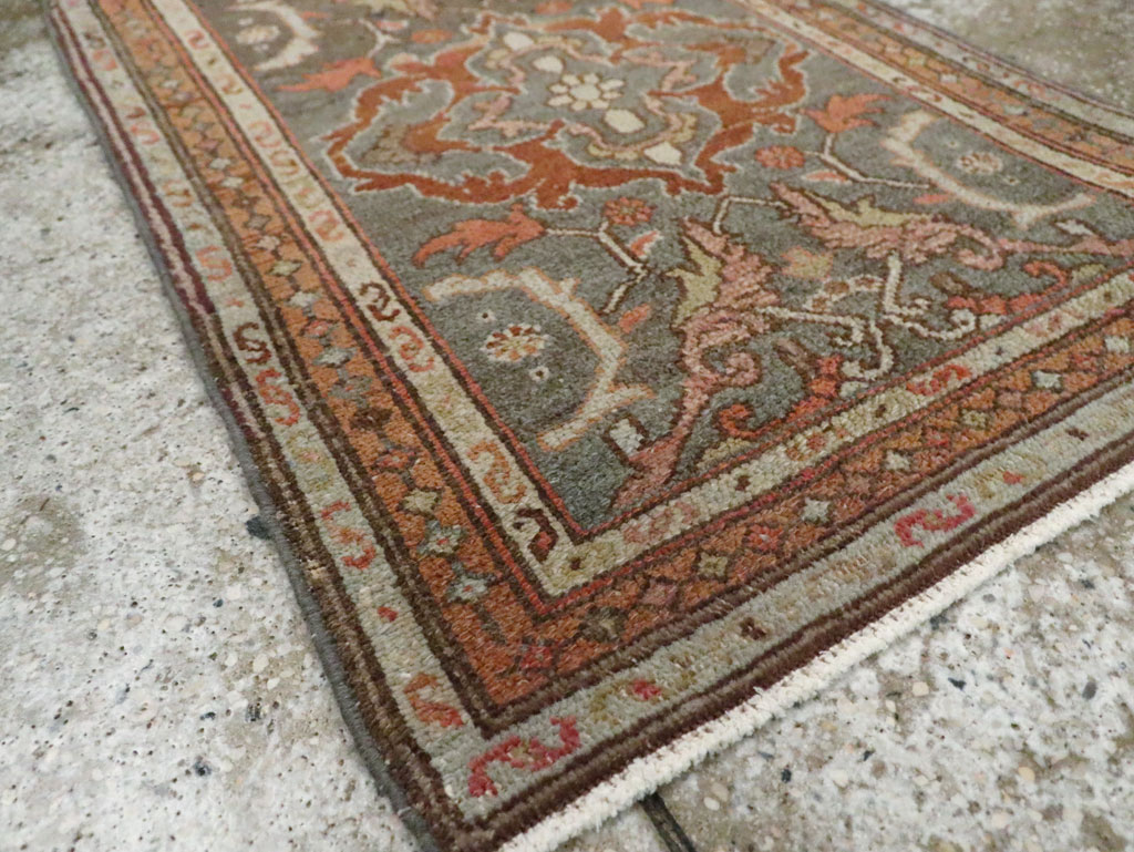 Vintage Persian Malayer Rug (Pair: 2 of 2), No.21615 - Staging