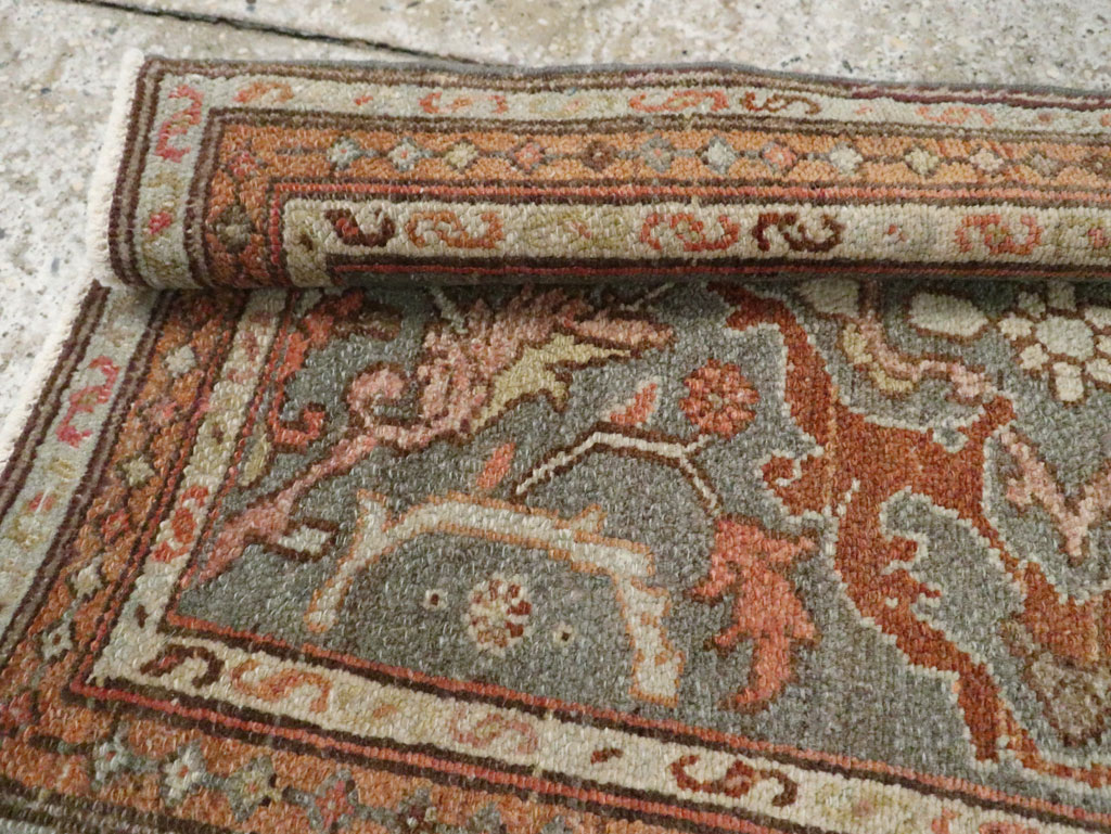 Vintage Persian Malayer Rug (Pair: 2 of 2), No.21615 - Staging