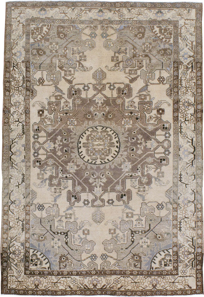 Vintage Persian Malayer Rug, No.21619 - Staging