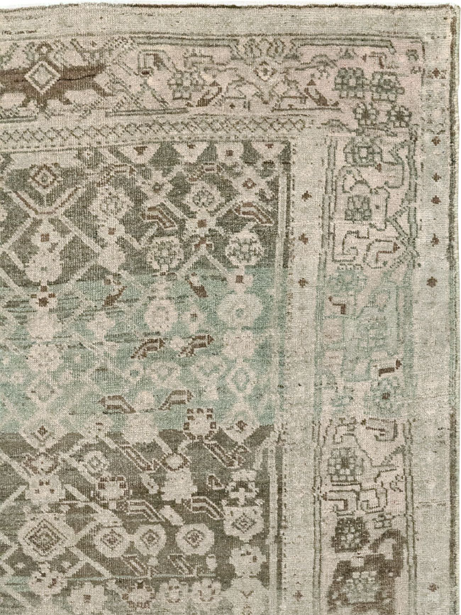 Antique Persian Bidjar Rug, No.21625 - Staging