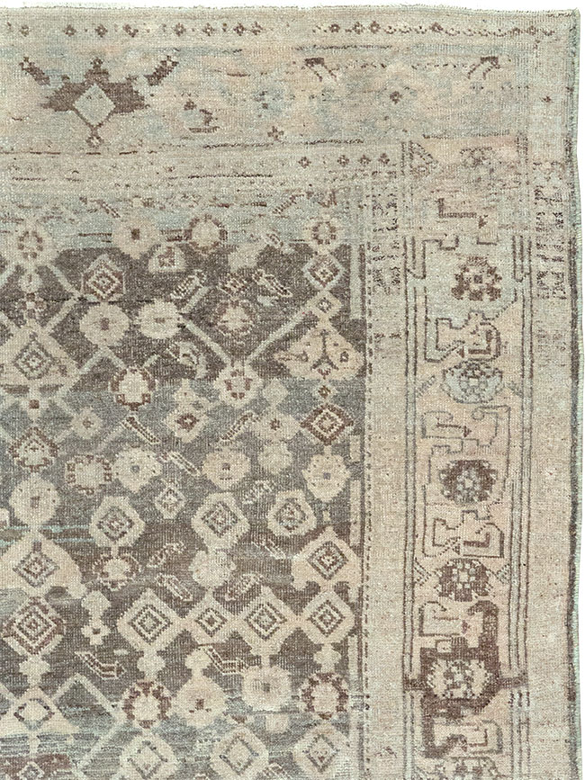 Antique Persian Bidjar Rug, No.21625 - Staging