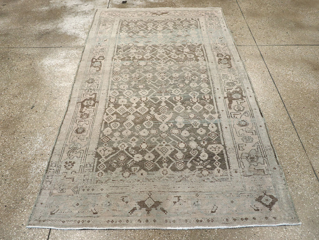 Antique Persian Bidjar Rug, No.21625 - Staging