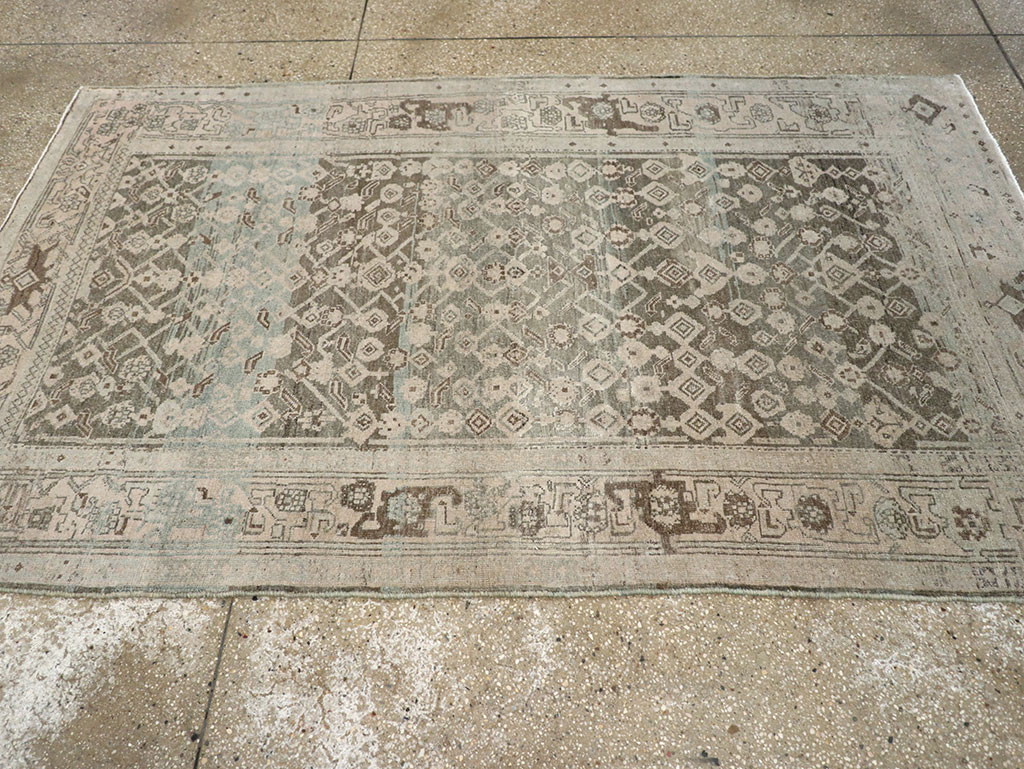 Antique Persian Bidjar Rug, No.21625 - Staging