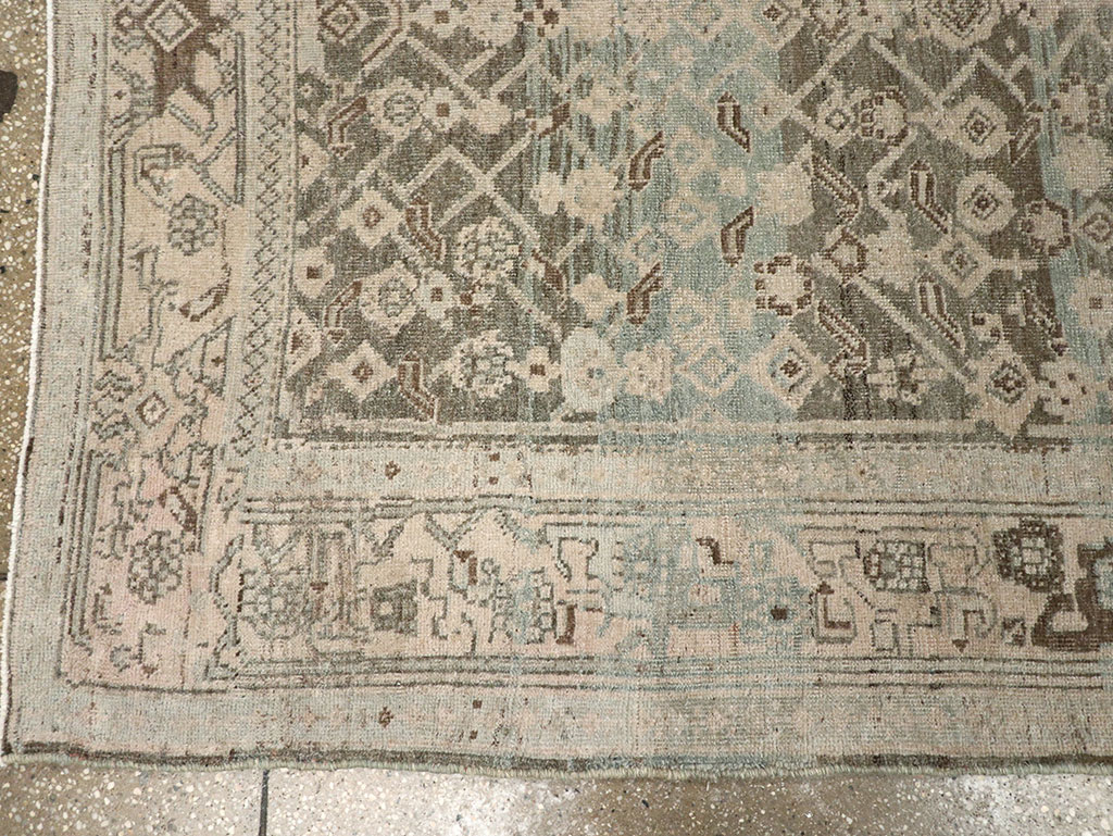 Antique Persian Bidjar Rug, No.21625 - Staging